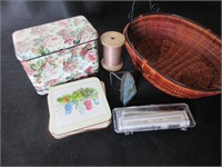 Basket, Recipe Box PaperWeight Iron, Coasters, Pen