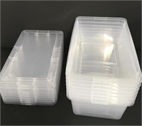 9 Storage Containers with Lids -New