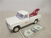 Vintage Tonka Pressed Steel White Tow Truck