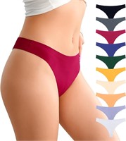 SMALL Stretch Thong Panties 10 Pack