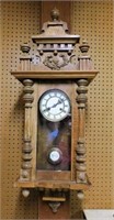 Henri II Style Walnut Cased Clock.