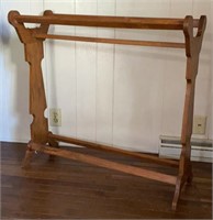Large Wooden Quilt Rack