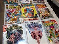 12) assorted vintage comic books