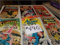 12) assorted vintage comic books