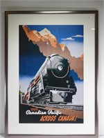 FRAMED CANADIAN PACIFIC POSTER