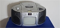 Home Accents Portable TV/ FM-AM Radio/ CD Player