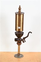 LARGE PENBERTHY BRASS STEAM WHISTLE WITH BASE