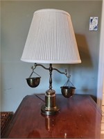 Brass Scale Table Lamp
