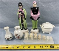Vintage Maruyama Occupied Japan Figures, Mini