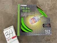 New Prime 100' HD Extension Cord