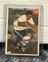 Bob Bailey #28 Rookie Hockey Card