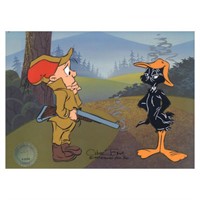 Chuck Jones "Daffy And Elmer: Beakhead" Hand Signe