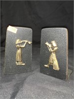 5 “ PAIR OF DAYAGI BRASS BOOKENDS FROM ISRAEL