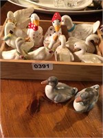 Chickens, ducks, geese