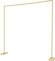 Kathring Metal Flower Balloon Frame 8x8ft - Gold