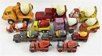 Assorted Vintage Cement Truck Toys