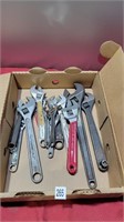 Big lot of crescent wrenches