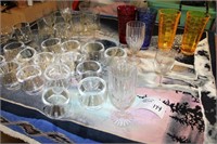 Large lot of drink ware