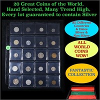 20 Great Coins of the World, hand selected, many t