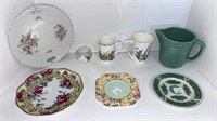 Miscellaneous glassware (decorative plates,