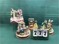 (4) Porcelain Grolier Collectibles Mickey Mouse
