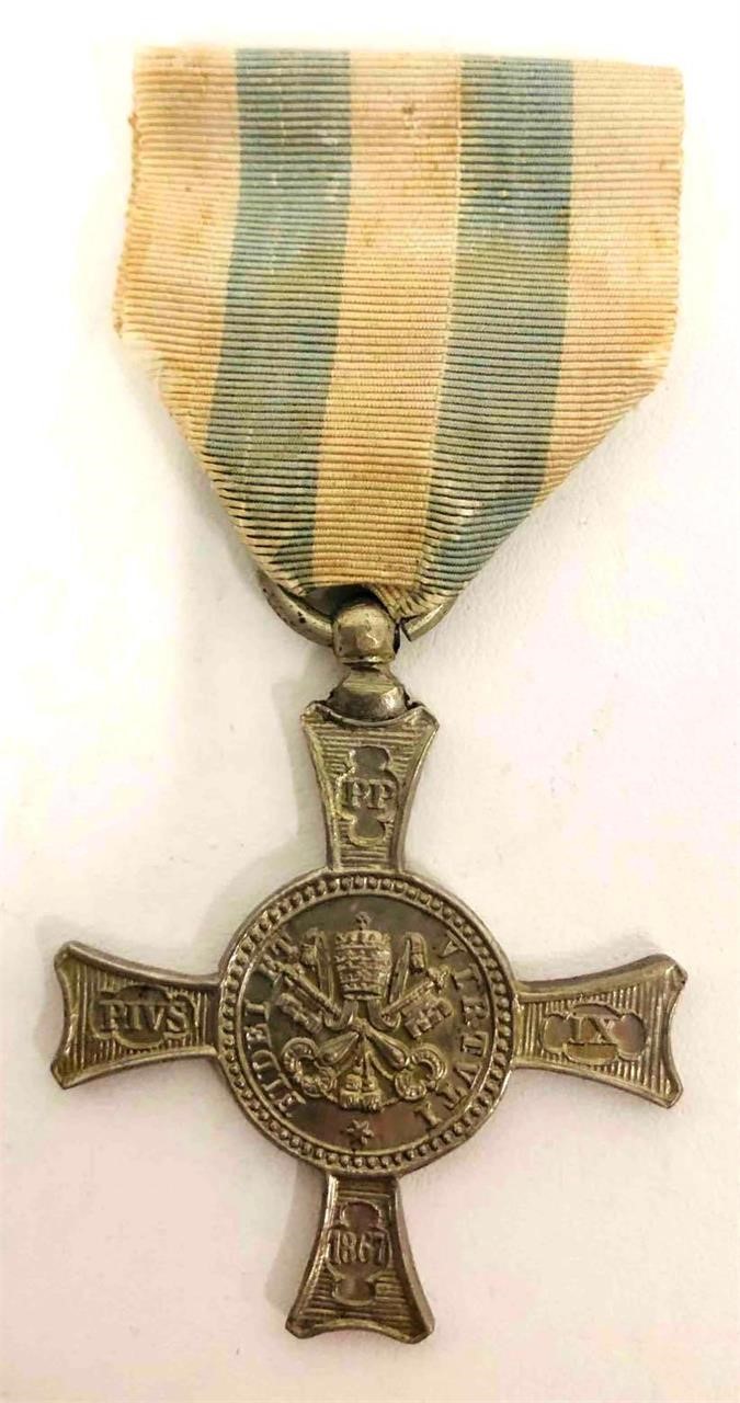 Cross Of Mentana (Crois de Mentana) 1867 Medal
