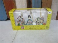 8 Pc Lighted Easter Village