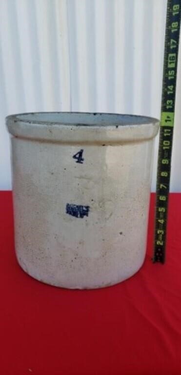 4Gal. Ruckel's Stoneware Crock