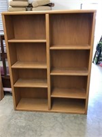 Nice Wood Bookshelf with 6 Adjustable Shelves 48W