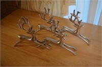 Set of Metal Deer