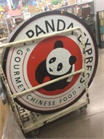 4 Foot Lighted Panda Sign - untested