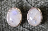 Sterling Silver Moonstone Earrings