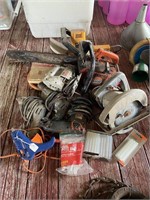 6 Electric Tools, Stihl Chainsaw, Disston Trimmers