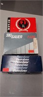 3 pc Revolver Boxes Smith & Wesson Ruger Sig