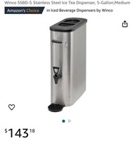 Ice Tea Dispenser (Open Box, New)