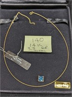 14k Gold 3.3g Necklace
