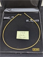 14k Gold 13g Necklace