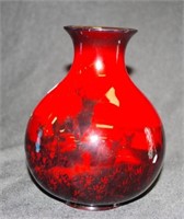 Royal Doulton Flambe stag vase