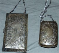 (2) Sterling Cosmetic Cases.