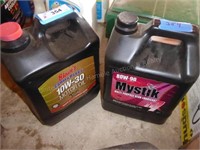 2 full jugs motor & gear oil