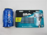 Gillette Mach 3, lames de rasoirs