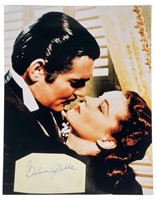 Clark Gable Signature w/ Gone with the Wind Photo