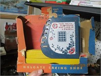 Vtg. Holgate Wooden Shoe Toy w/Box