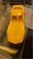 1980 yellow Corvette toy car no box