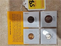 Proof Set of Penny, Nickel, Dime & Quarters