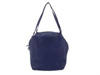 Bottega Veneta Blue Semi Shoulder Bag
