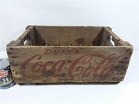 Caisse de 24 compartimentée Coca-Cola en bois