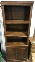 storage shelf with doors 28 x18x 77