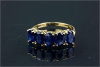10kt Yellow Gold 3.02ct Sapphire Ring CRV$1195