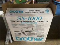 Brother SX-4000 typewriter.